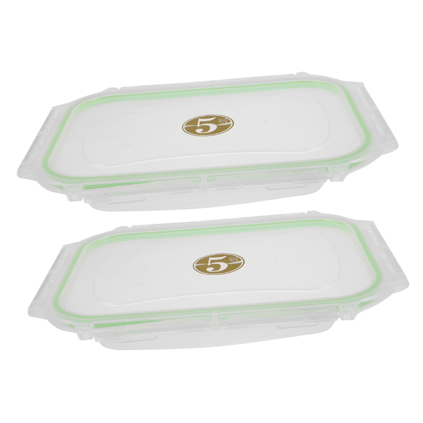 ABOOFAN 10 Piezas Tapa de caja de helado de plástico Reemplazo de contenedor de alimentos solo las tapas de los contenedores de alimentos reutilizable el plastico Plata