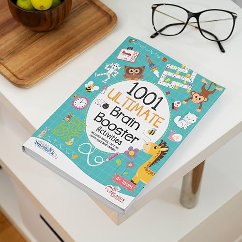 Image of 1001 Super Brain Booster Activities Book for Kids 3+ | Fun Interactive Activity Book to Build Cognitive Skills, Creativity & Learning | Best Educational Gift for Children