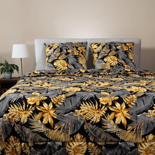 Zelesta Wonderbed Waschbare Bettdecke ohne bezug – Bettdecke & Bezug in einem | Waschbar & Trocknergeeignet | Antiallergisch, Atmungsaktiv & Temperaturregulierend (240x200 cm)