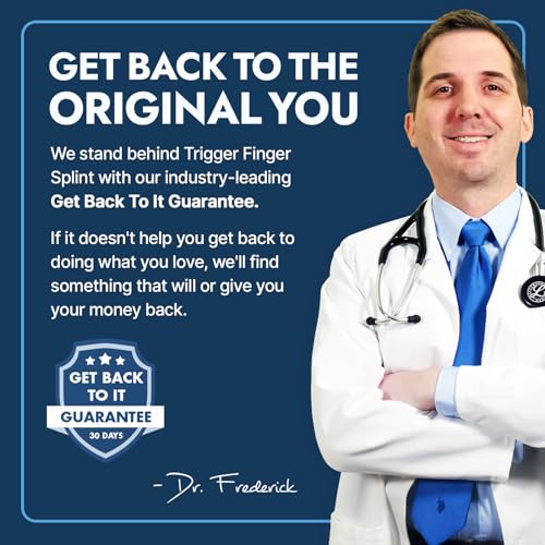 Dr. Frederick'S Original DFO-TF01 Trigger Finger Splint - 2Ct - Mallet Finger Splint - Finger Brace thumb #8