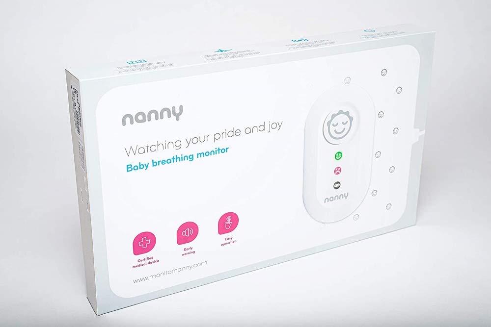 Nanny BM-02 - Moniteur de Surveillance respiratoire bébé - Modèle agréé France - Certifié Dispositif médical