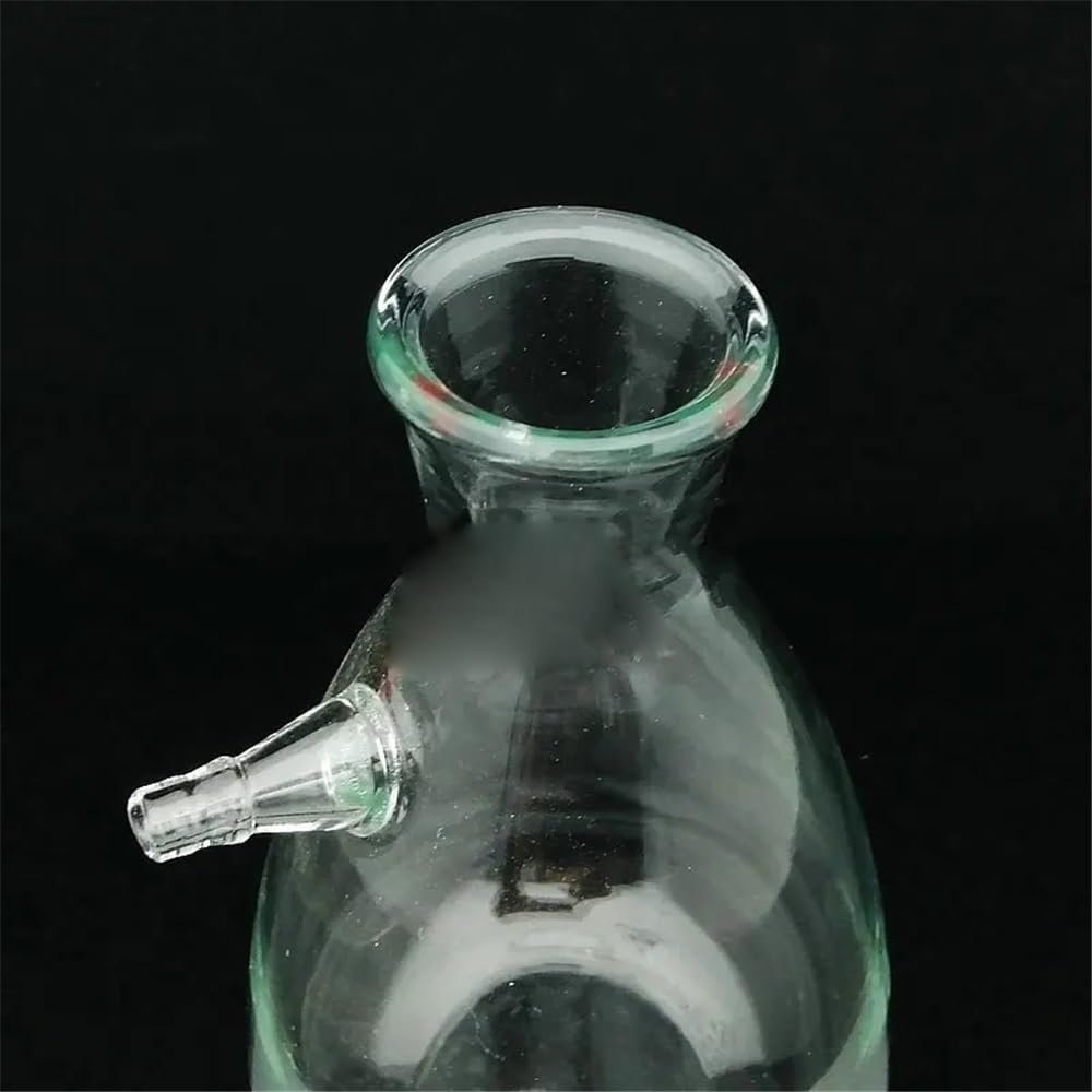 Vetreria da laboratorio 1 bottiglia da laboratorio con beuta di aspirazione sottovuoto in vetro borosilicato ad alta densità da 125/250/500/1000 ml con bocca superiore(1000ml)