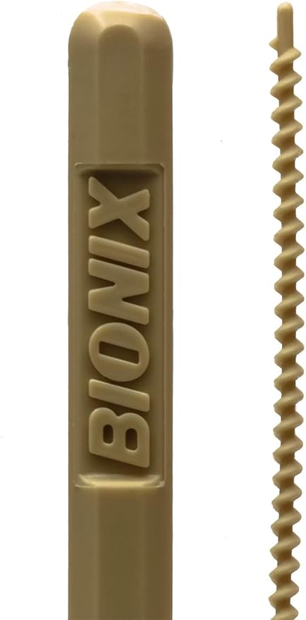 Bionix Enteral Feeding Tube Declogger, Minimizes Early Feeding Tube Replacement, Flexible, & Easy-to-Use, ENFit Compatible (14-16 FR./ 21.5 cm; Brown, 10-Count)