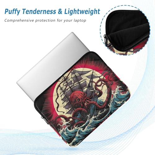 Funda para portátil Ocean Boat Octopus 13-14 pulgadas miniatura 5