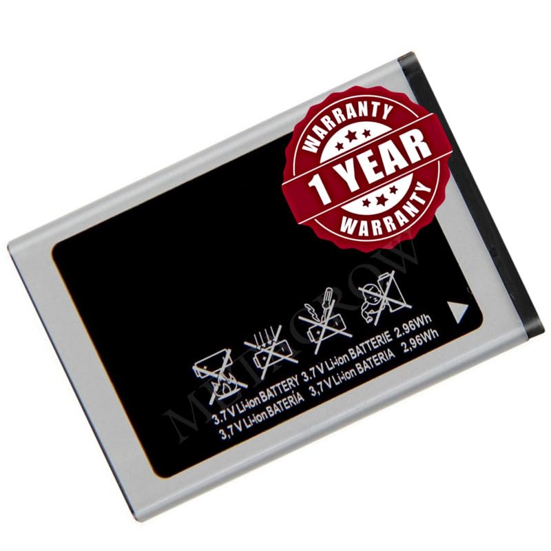 Image of Original AB463446BN Battery Compatible with Samsung Guru X200 GT-E1200Y C512 X208 1258 1250 S3030 E3100 S5150 X210 X160 S208 F519 - (800mAh) - 1 Year Warranty BC45