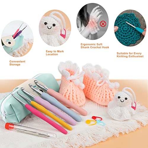 OWill Crochet Hooks Set, 12 PCS Ergonomic Sizes - Image 4