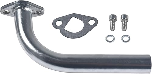 HGC Tubo de escape para Predator 196cc Go Kart y Mini Bikes, para GX160 GX200, para Coleman CT200U BT200X Mini Bike