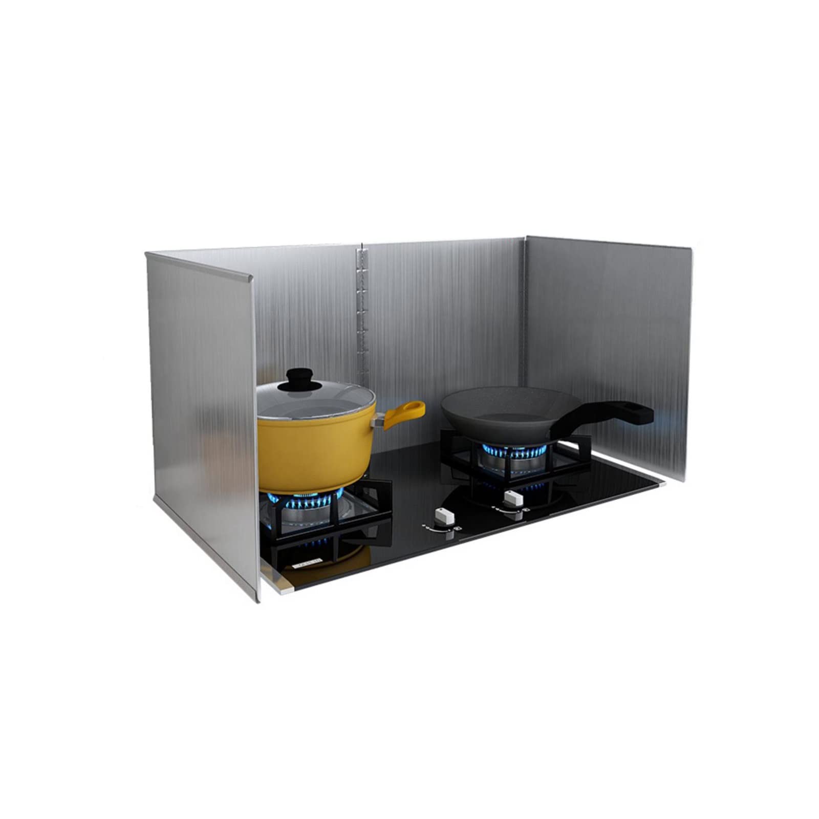 Opvouwbare Kachel Splatter Guard Grease Shield, Roestvrij Staal