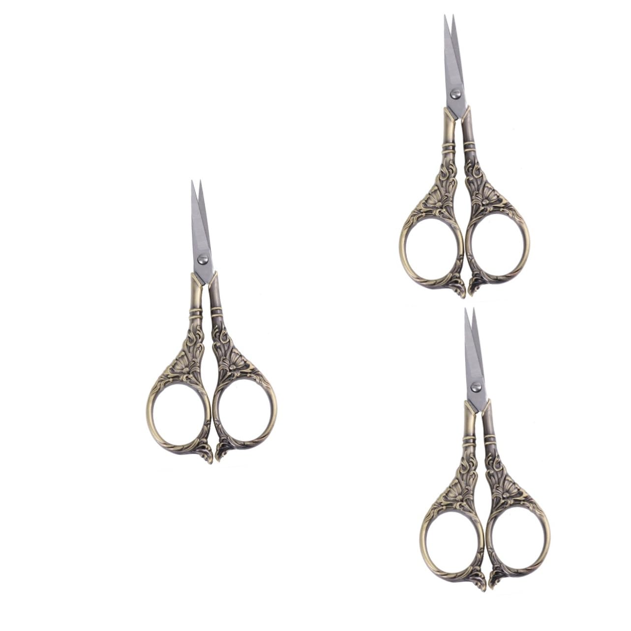 TEHAUX 3 Piezas Tijeras Pinza De Costura Cizalla De Punto De Cruz Tijera De Cocina Cortador De Hilo Delicado
