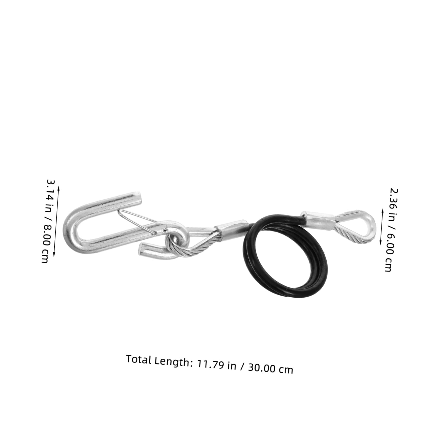 Fune di Traino con Ganci Cavo di Sicurezza per Rimorchio Cinghia di Traino per Barche e Camper Resistente alla Trazione Fino Installazione Semplice e Duratura