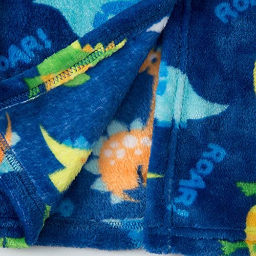Image of Boys Girls Bathrobes,Toddler Boy Girl Robes,Children's Plush Soft Coral Fleece Hooded Pajamas Sleepwear for Kids