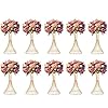 10 Pcs Metal Flower Trumpet 23.6 inches/ 60cm Height Vase Wedding Centerpiece Vase Table Decoration for Wedding…