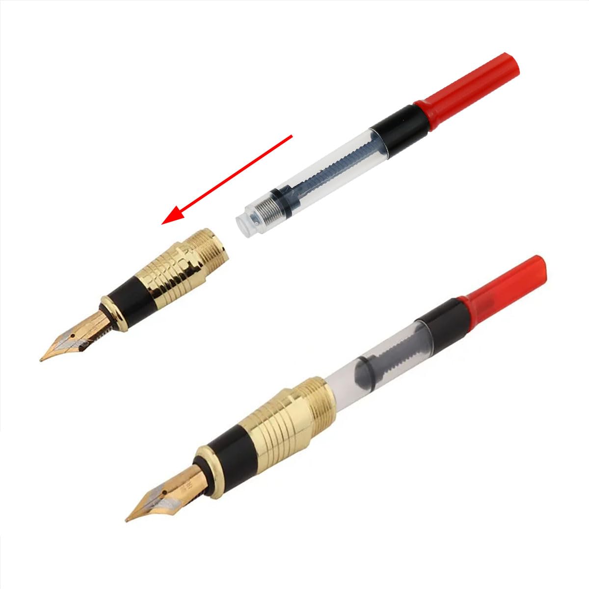 Amazon.co.jp: zutisay 万年筆 インクカートリッジ コンバーター