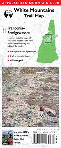 AMC Map: Franconia - Pemigewasset: White Mountains Trail Map Map – Folded Map, April 17, 2012