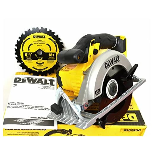 DEWALT DCS391B 20-Volt Max Lithium-Ion 6-1/2 in. Cordless Circular Saw