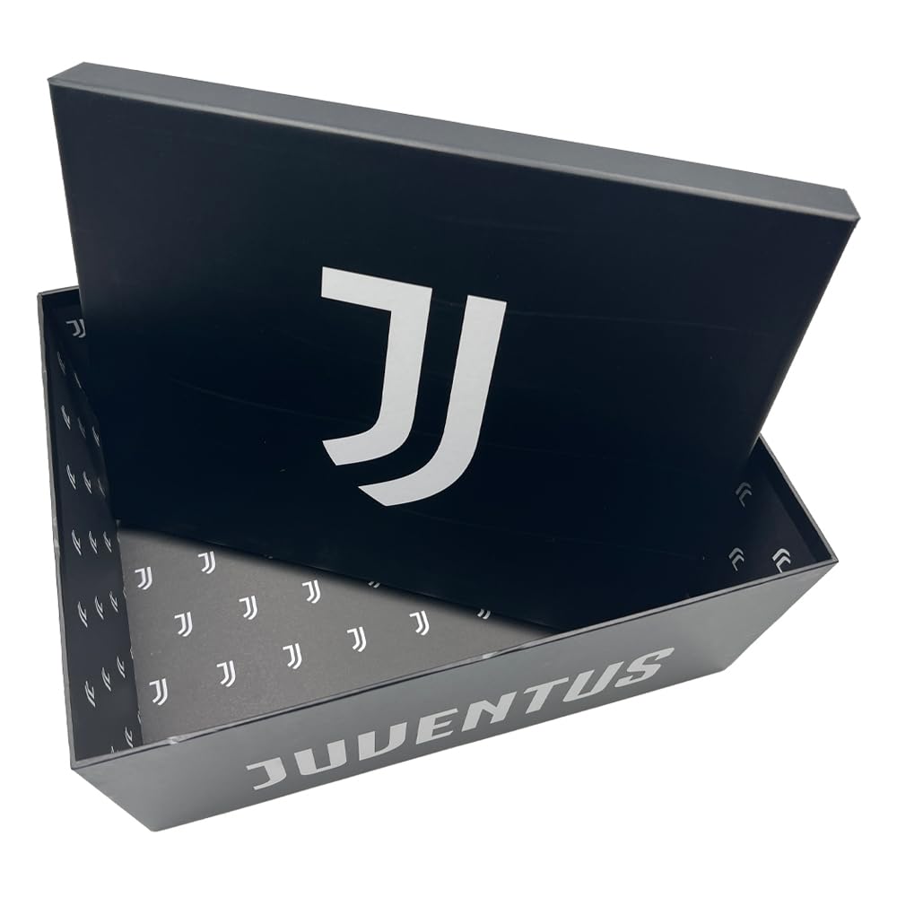 Set Box Idea Regalo Natale o Compleanno, 2 prodotti JUVENTUS, Sciarpa e Borsello, Prodotto Ufficiale JUVENTUS 134008