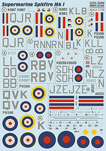 Amazon | プリントスケール 72-403 - 1/72 - スーパーマリン