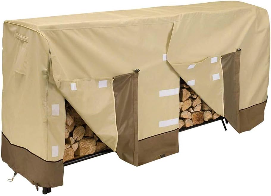 rastrelliera per legna da ardere con coperture