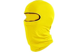 Balaclava Ski Mask Full Face Mask - Perfect for Outdoor Sports and Yellow Raptor Enthusiasts
