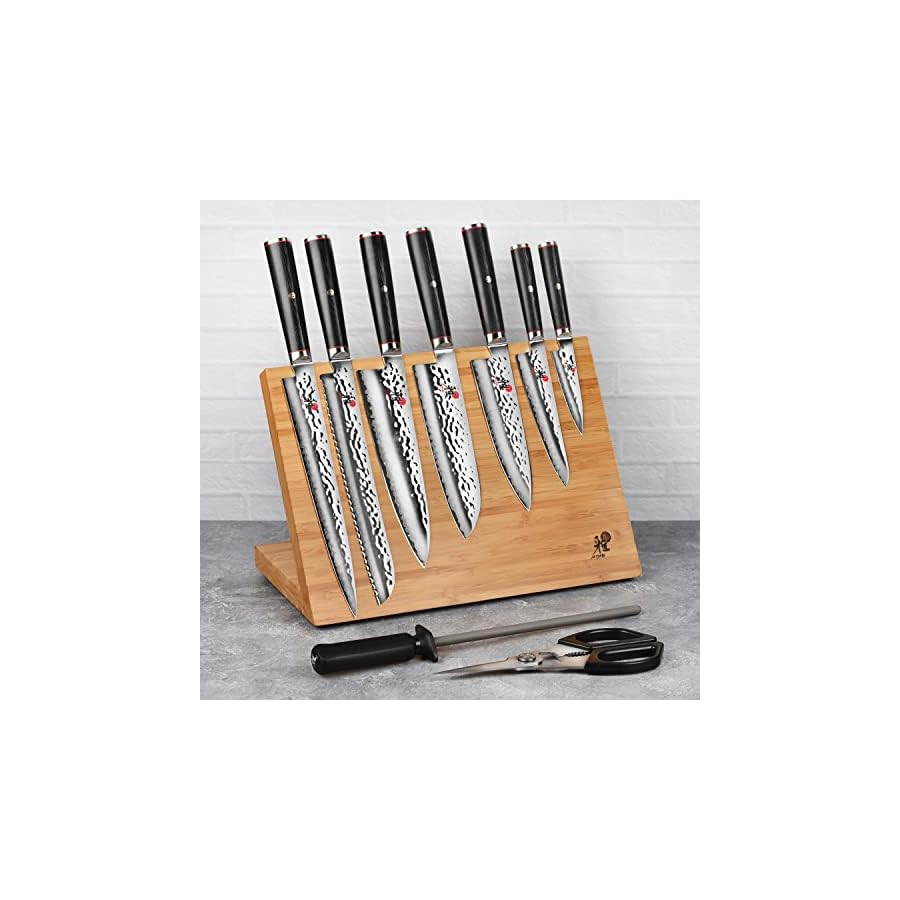 Miyabi-Mizu-SG2-Magnetic-Easel-Knife-Set-10-Piece Miyabi Mizu SG2 Magnetic Easel Knife Set, 10 Piece