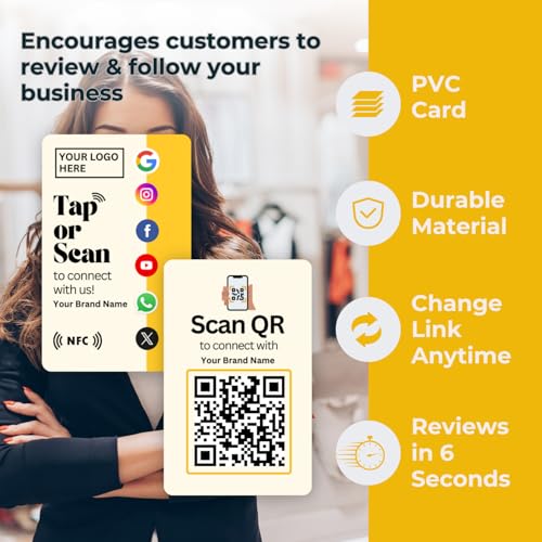 tinydabba Custom Combo Review card | NFC & QR Enabled by tinydabba - 7