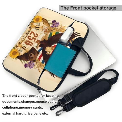 Maletín Vintage United Eagle para laptop 15.6'' impermeable miniatura 5