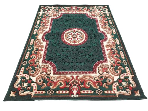 Image of Persian Design Carpet|Living Room Area Rug|Soft Anti Skid Carpet|Traditional Home Decor Carpet|Size 8x11 Feet.