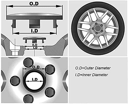 4 STKS Auto Hub Center Caps voor Alfa Romeo Stelvio 147 159 Giulietta Mito Giulia 56.5mm, waterdichte Stofdichte Wiel… - Image 8