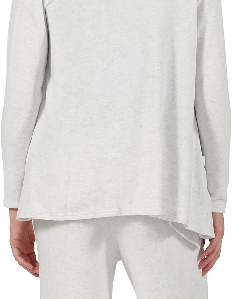 LA CERA Women's Open Front Casual Long Sleeve Knit Classic Sweaters Comfortable Brushed Cascase Cardigan