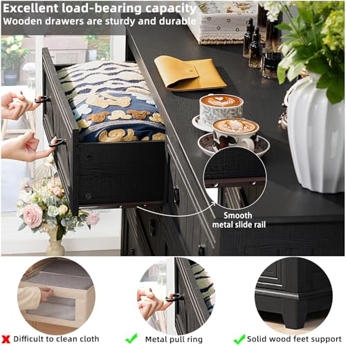 Joaxswe Farmhouse 6 Drawers Dresser for Bedroom review