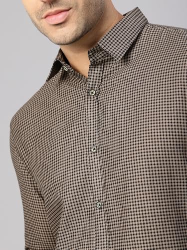 Image of Majestic Man Stylish Ombre Print Pure Cotton Casual Shirt for Men
