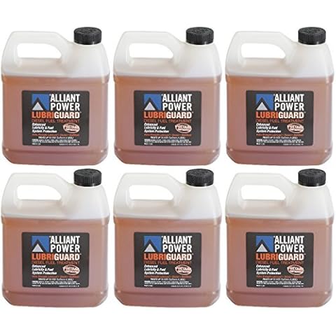 Alliant Power LUBRIGUARD Diesel Fuel Treatment + Cetane Improver - 6 Pack of 1/2 Gallons # AP0511 Cover