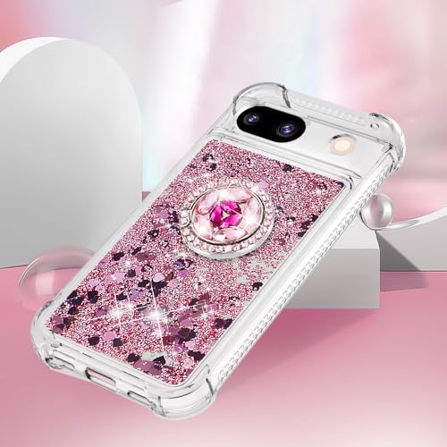 Coque Google Pixel 8A fine et transparente anti-choc avec support cristal - 4