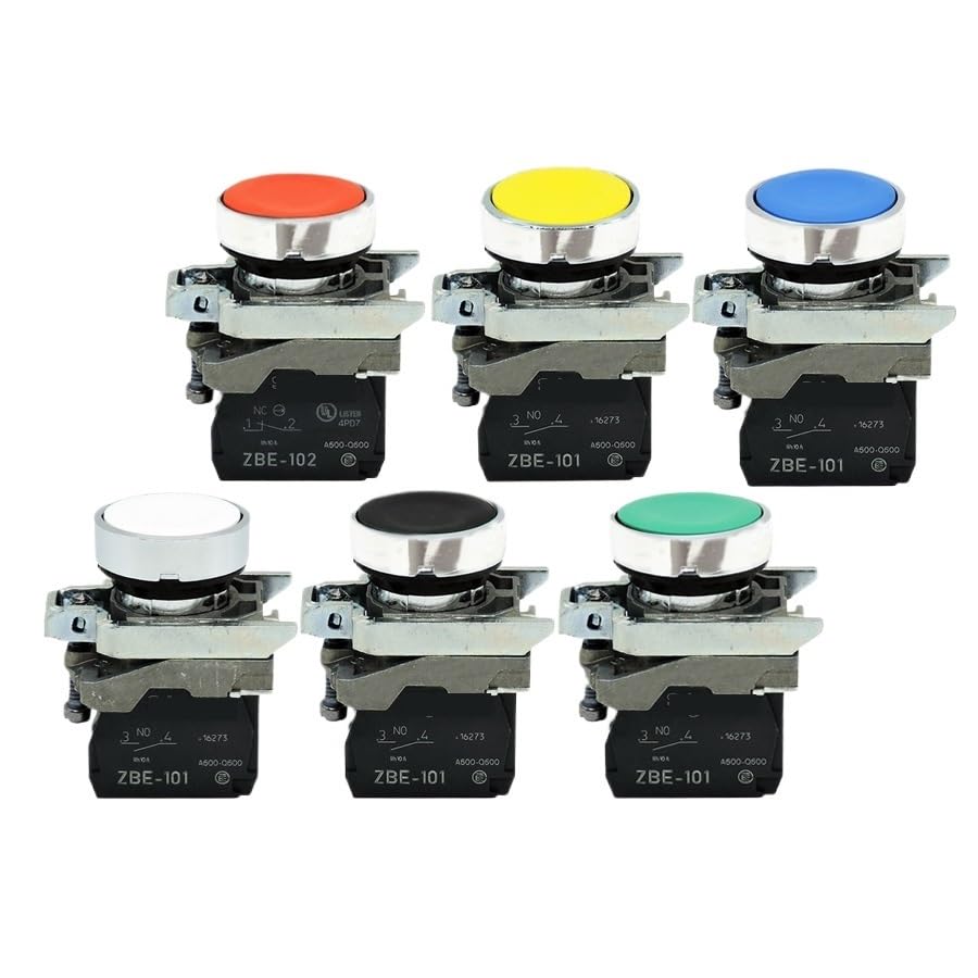 XB4BA41 Red 22mm 1NO Schneider Telemacanique Harmony Flush