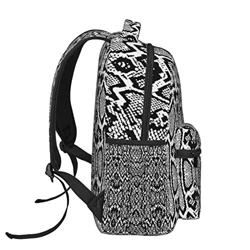 Snake Skin Backpack Animal Laptop Backpack Cute Tablet Bag Cool Bag Laptop Bag Snake Travel Bag3
