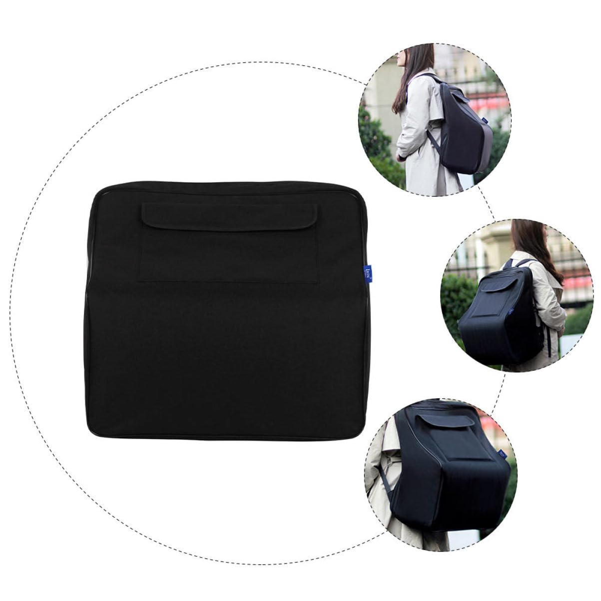 MILISTEN Accordion Bag Travel Storage Bag Portable Accordion Pouch