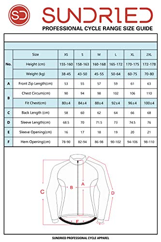 SUNDRIED Womens Jacket Ciclismo Termica Antivento