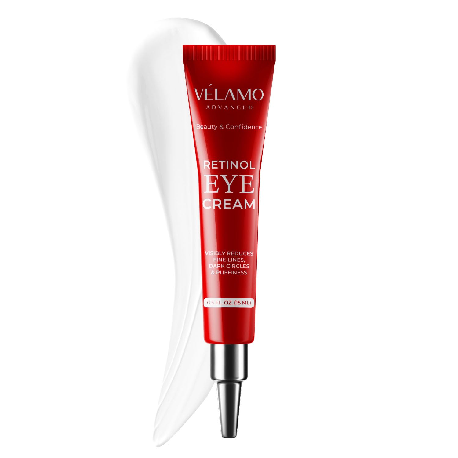 VELAMO ADVANCED Retinol Eye Cream Anti Aging: Eye Cream for Dark Circles and Puffiness - Caffeine Eye Cream - Under Eye Cream Anti Aging 0.5 FL OZ/15 G