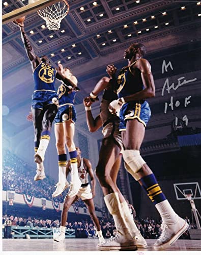 AL ATTLES SAN FRANCISCO WARRIORS HOF 19 ACTION SIGNED 8x10 - Autographed NBA Photos