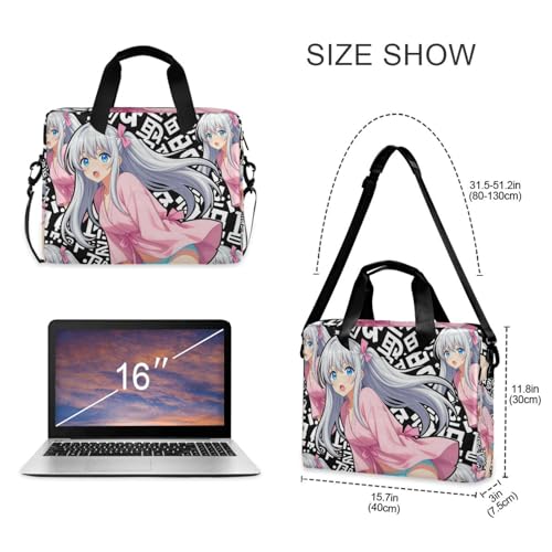 Funda portátil manga para laptop 15.6 pulgadas anime niña miniatura 5