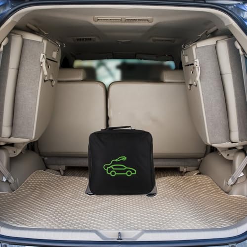 Bolsa EV tela Oxford organizadora de cables de carga para coche 6