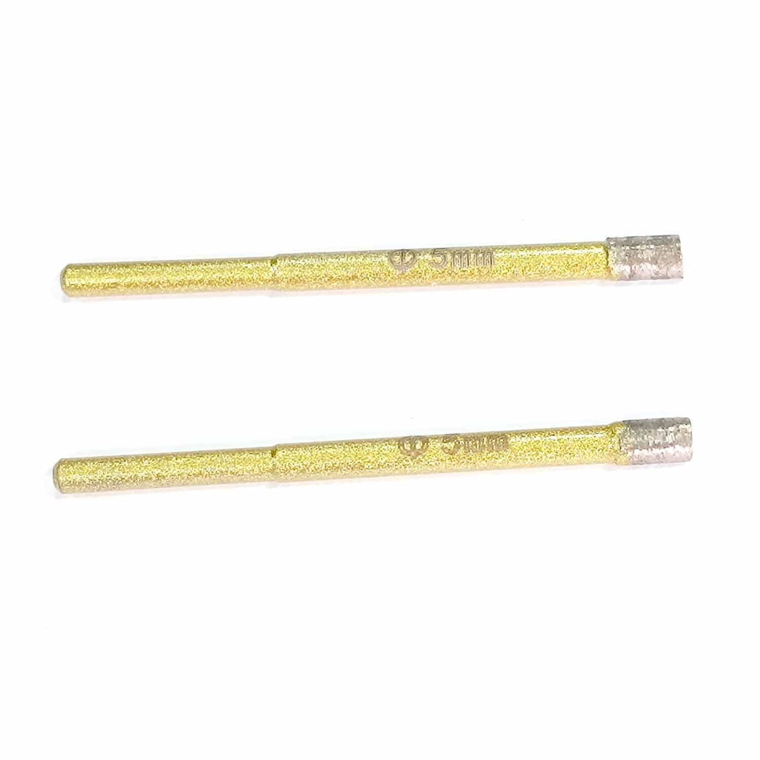 2Pc 5mm Dia Diamond Hole Saw Drill Bit, Slate Porcelain Marble Hollow Core Drill Bit for Glass, Ceramic, Porcelain, Tile, Marble, Granite-image-13