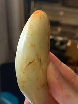 Amazon.co.jp: 清時代和田玉ホータン玉原石置物極細工翡翠彫刻古擺件