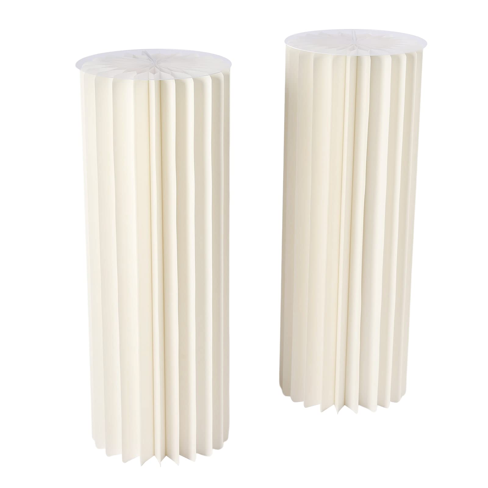 Ślubne stojaki na kwiaty, 2 sztuki, samoprzylepne, 80 cm, wysokość z płyty akrylowej, szerokość 29 cm, okrągłe, z kartonu, dekoracja ślubna, na stół, bukiet kwiatów, wazon, kolumny, wazon na kwiaty