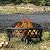 EcoNook 42 Inch Wood Burning Fire Pit with 2 Loops, Outdoor Fire Pit with Spark Screen & Fire Poker, Cross Weave Firepit for Outside Fireplace Bonfire for Yard,Patio, Garden