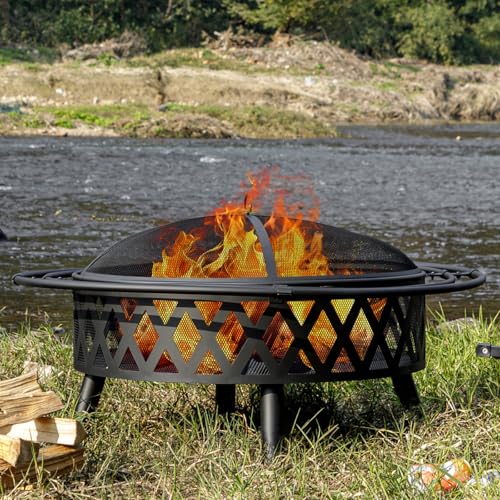 EcoNook 42 Inch Wood Burning Fire Pit