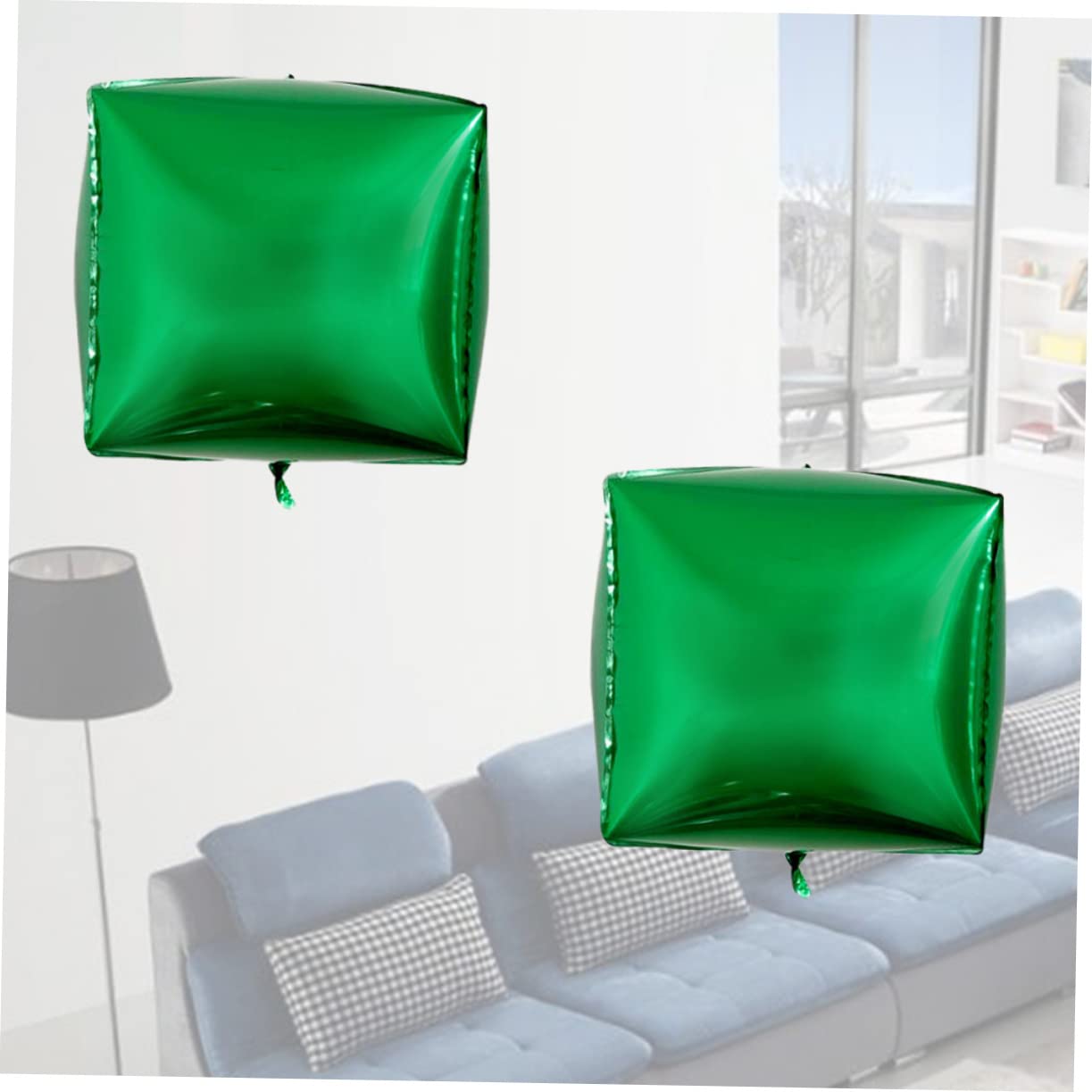 Abaodam 15 Pezzi Numero Palloncini 40 Pollici Palloncino Quadrato Palloncino Rosso D'amore Verde Palloncini Di Alluminio Forniture Per Feste Foglio Di Alluminio