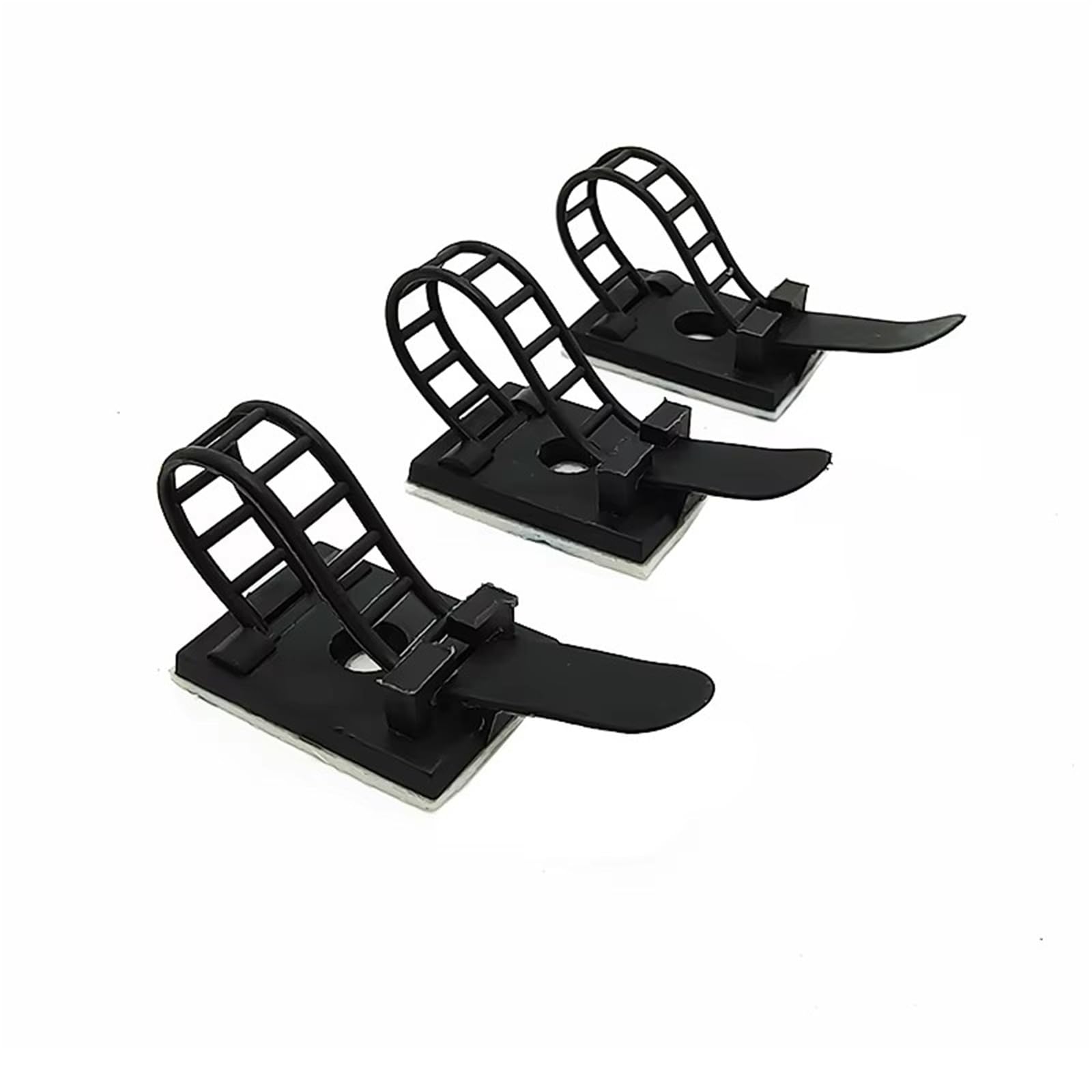 Gjgfjghk 20Pcs-Black-Small Zip Ties Adjustable Cable Organizer Wire Winder Clip Earphone Holder Self Adhesive Mouse Keyboard Cord Management Usb Charger Protector Long Cable Ties(20Pcs-Black-Small)