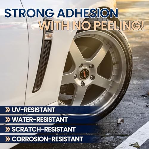 Image of Silver Rim Touch Up Paint, Chrome Wheel Scratch & Curb Rash Repair Pen Kit | Wheel Scratch Repair Kit for Curb Rash, Chrome, Alloy, Aluminum, Enamel, Universal Silver Automotive Paint (1 fl oz)