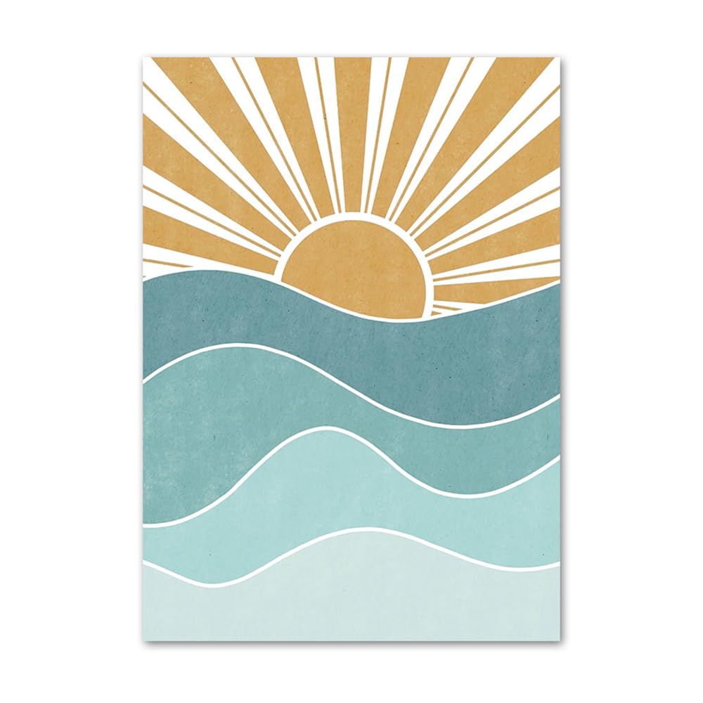 3 Affiche Animaux Marin Enfant 30X40CM Poster Enfant Lune Soleil Baleine Tableau Decoration Murale Chambre Bebe Garcon Toile Bebe Affiche Chambre Bebe Bleu Cadeau sans Cadre (BOGC143)